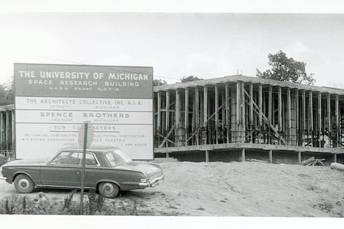 Building under construction.