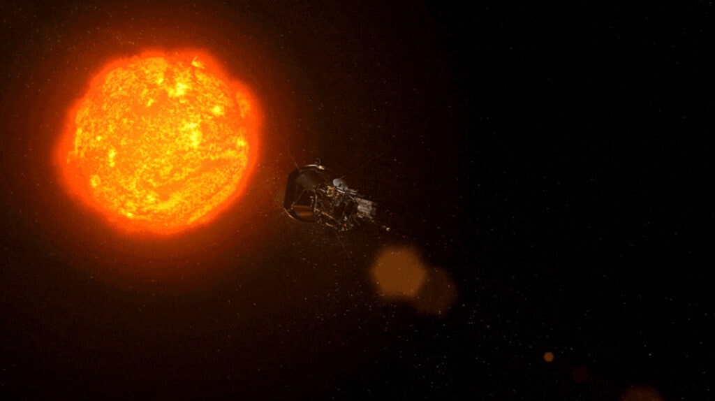 Parker approaching the sun