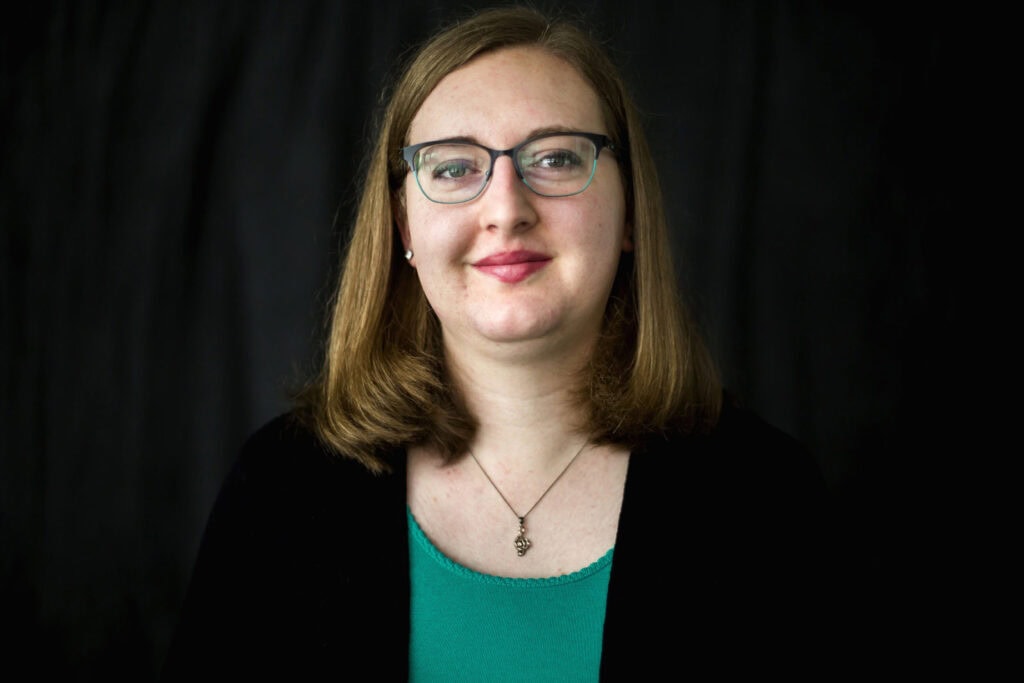 A portrait of the second year Climate and Space Sciences and Engineering Masters Student Emily Judd