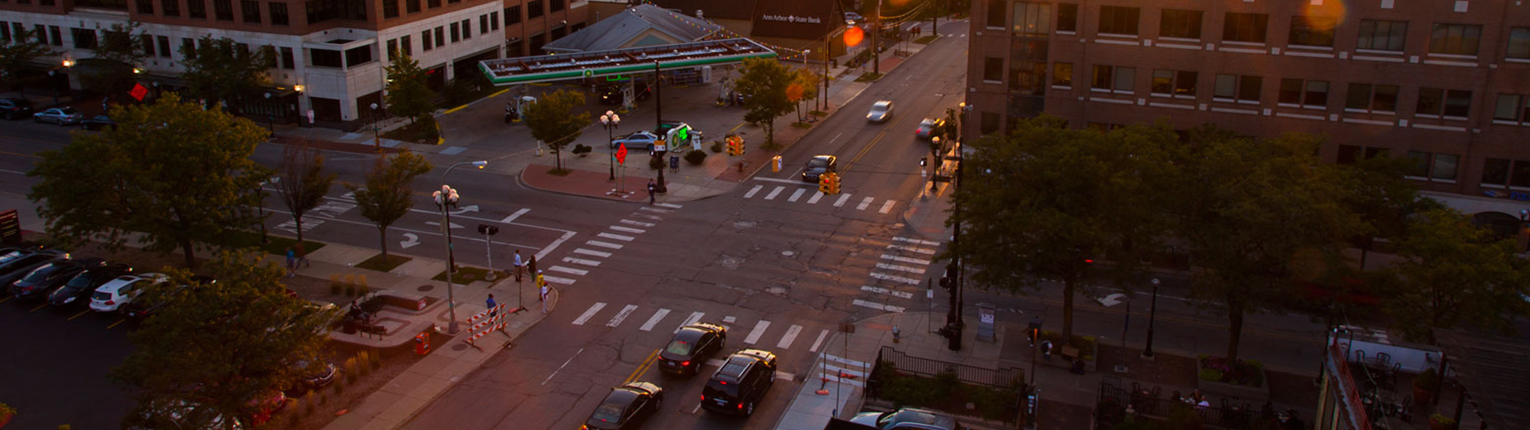 An Ann Arbor intersection