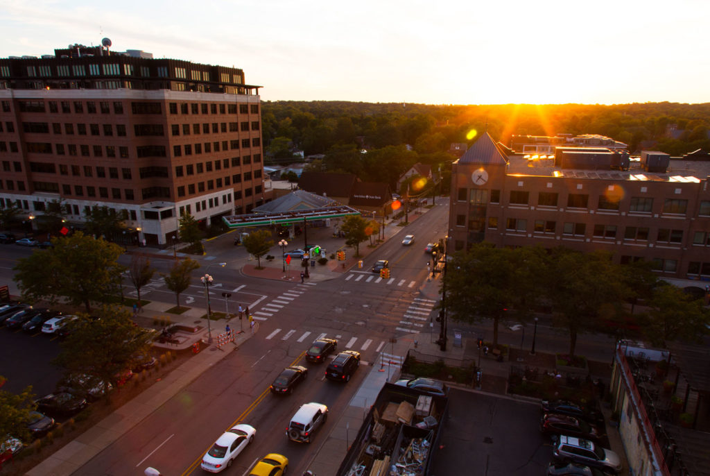 An Ann Arbor intersection