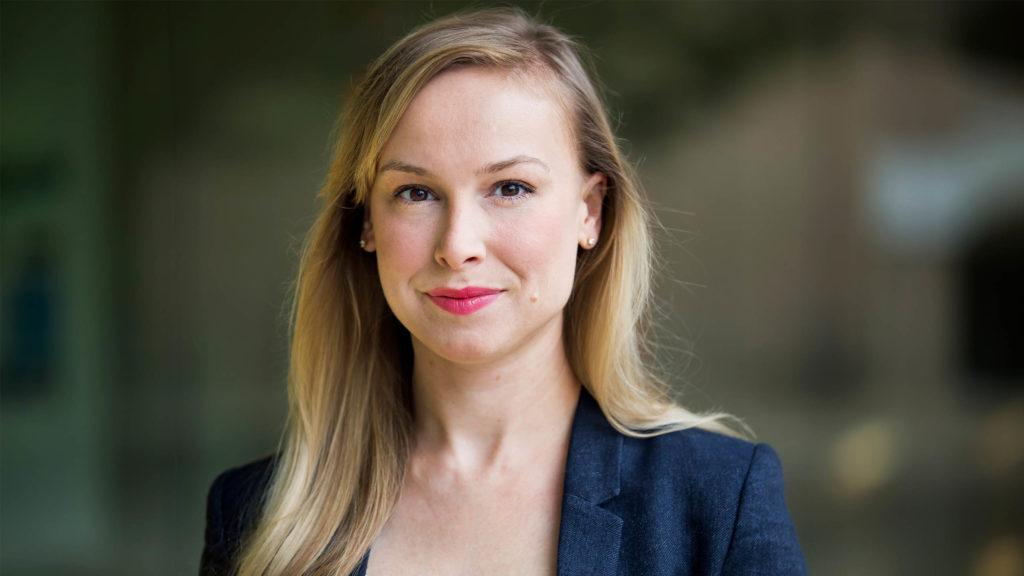 A headshot of Jenna Wiens.