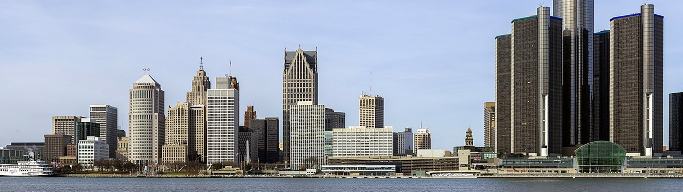 Detroit city skyline