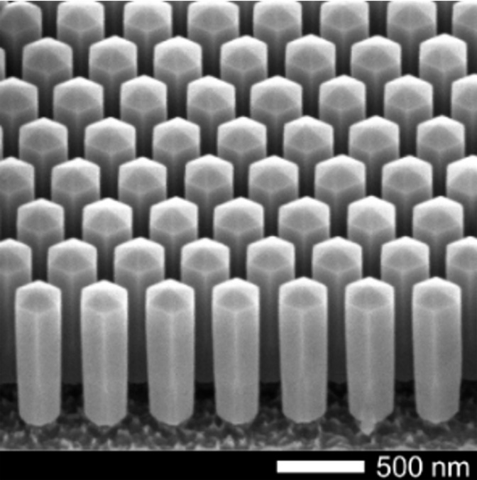 close-up gallium indium nitride