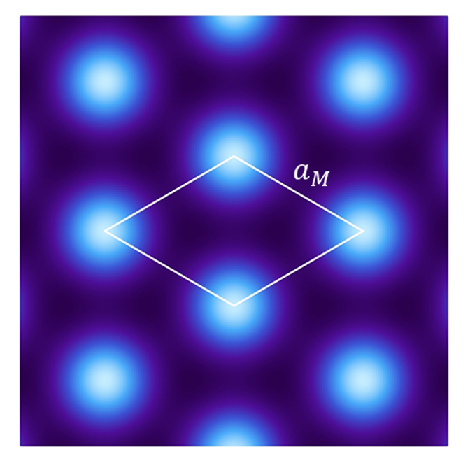 Computer simulation of the exciton distribution