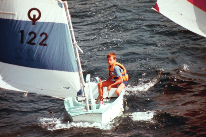 Martins on sailboat