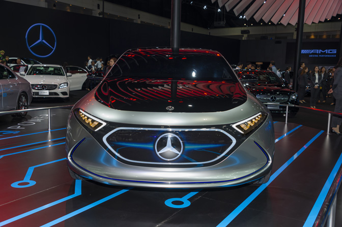 An electric Mercedes-Benz