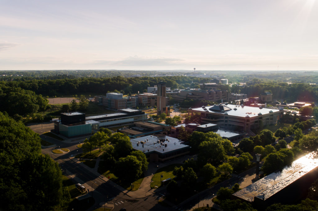 aerial view of North Campus