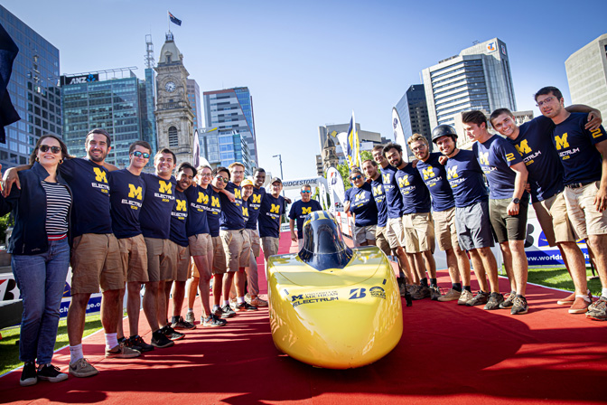 2019 Solar car team.