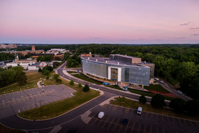 The ford robotics building on north campus