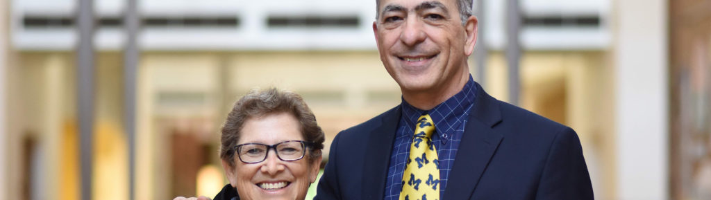 Portrait of Karen Fireman and Khalil Najafi