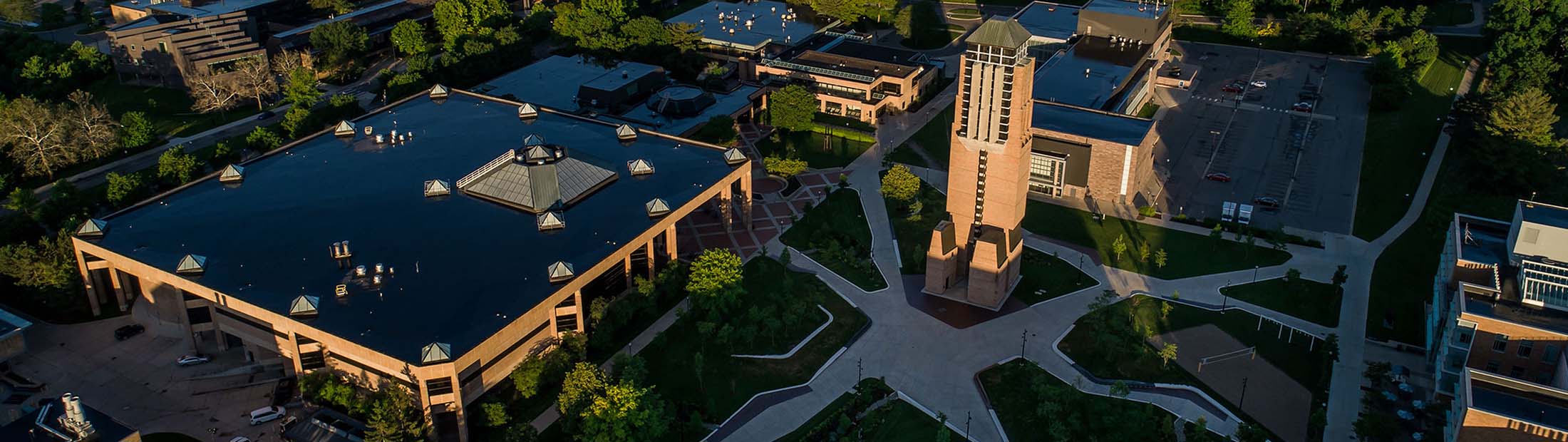 aerial view of north campus