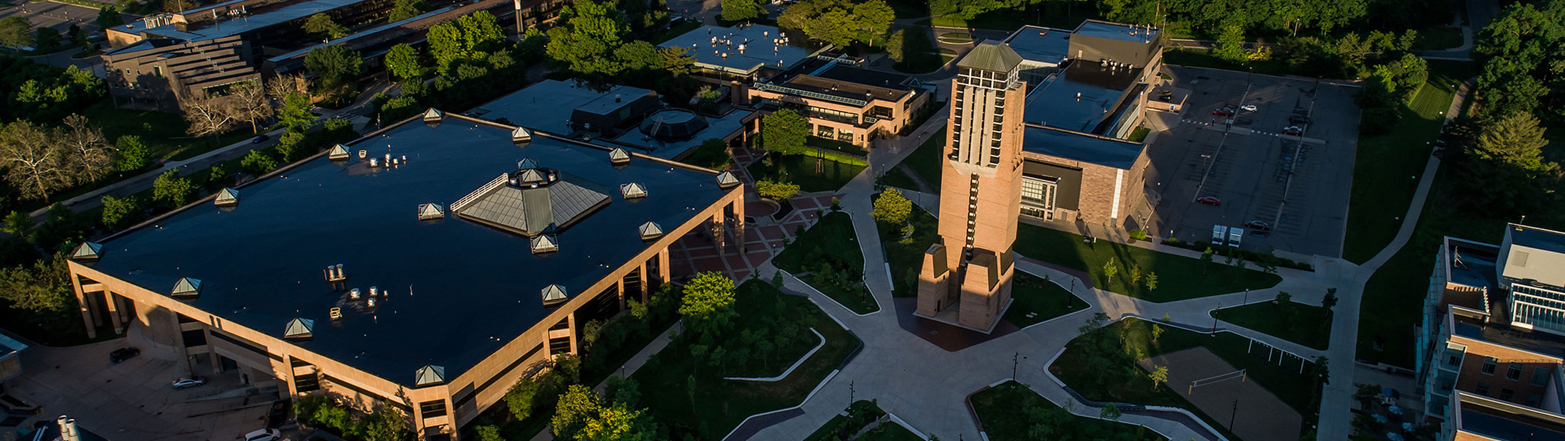 aerial view of North Campus