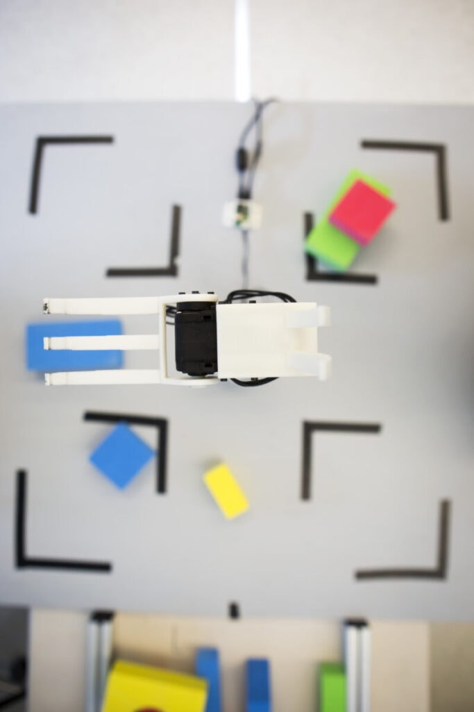 Rosie the Robot working in John Laird's lab. 