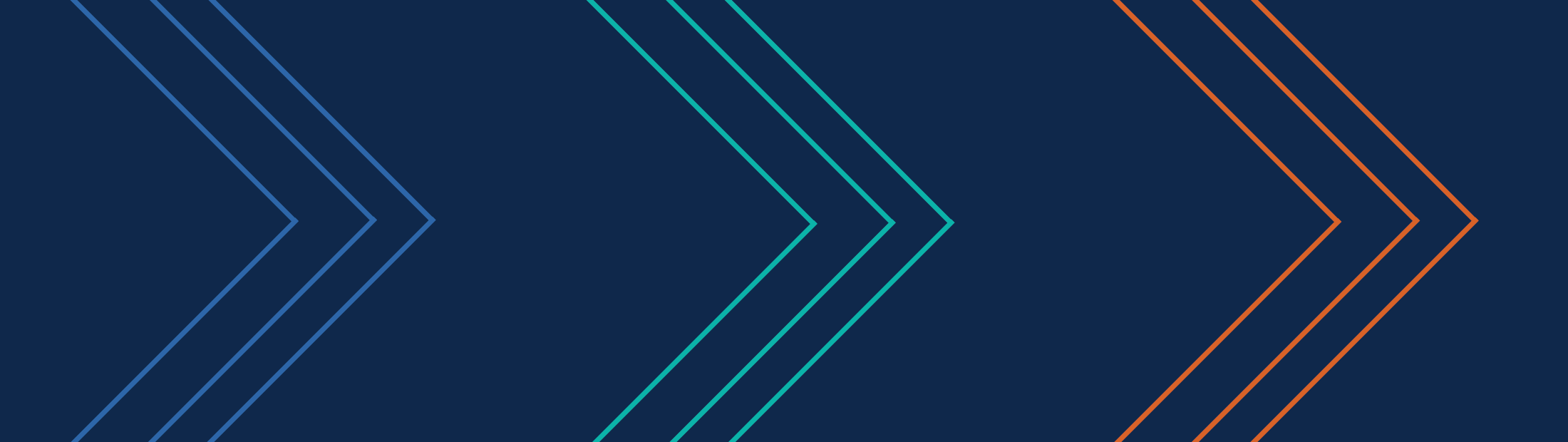 A dark blue background with light blue, green and orange arrows on it