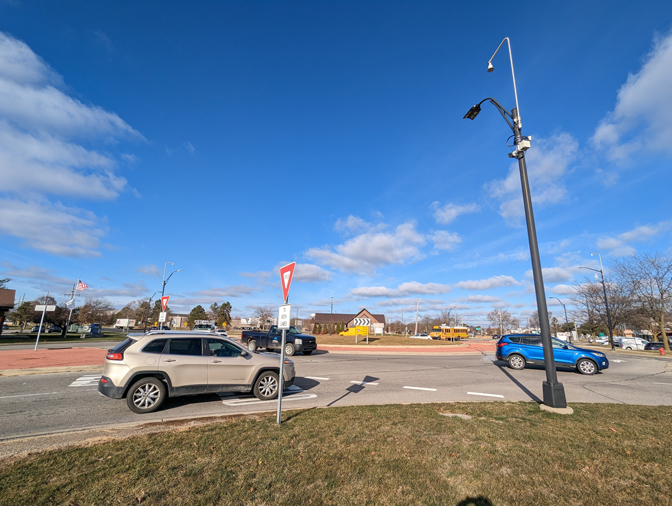 State Street/Ellsworth Road roundabout