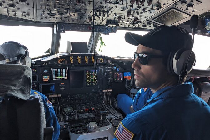 Flying Into hurricanes to save lives