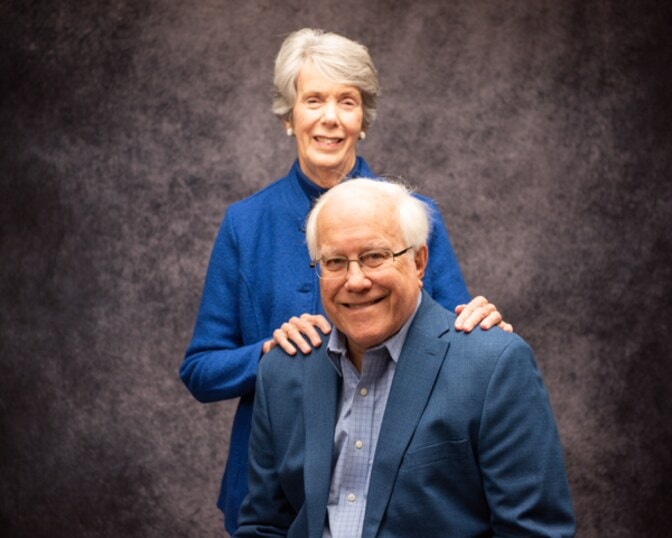 Portrait of David and Dorothy Messerschmitt.