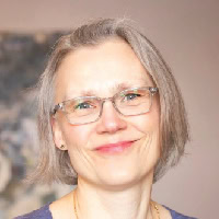 Close-up portrait of Lutgarde Raskin