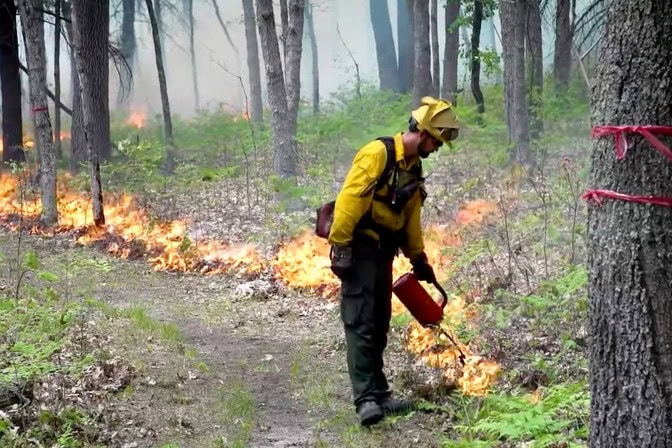 Making Michigan's wildland firefighting trucks in Roscommon: Dave