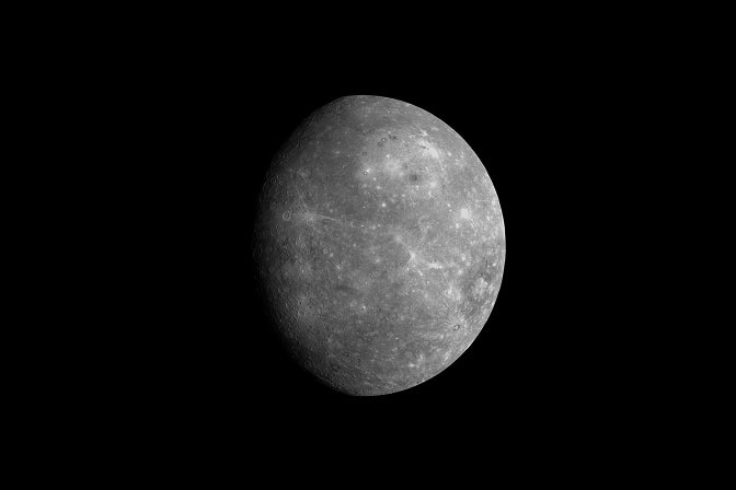 Mercury has part-time radiation belts
